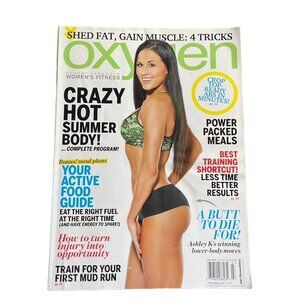 Oxygen Fitness Magazine u July 2014 Elisabetta Rogiani Cover Vol 17 Is 7 No 177